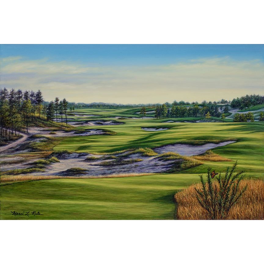 Sand Valley Golf Resort-Original Oil Painting