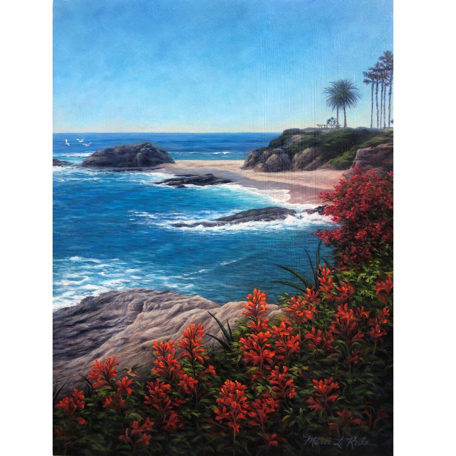 Stoked ! - The ART of G'iles - Paintings & Prints, Landscapes & Nature,  Beach & Ocean, Waves - ArtPal